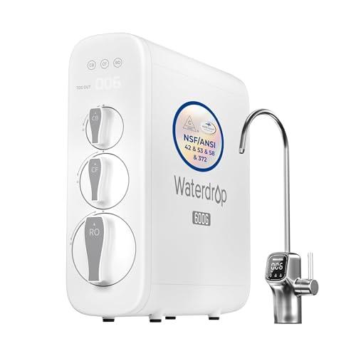 Waterdrop G3P600 Sistema ad Osmosi Inversa Tankless con Rubinetto LED Intelligente