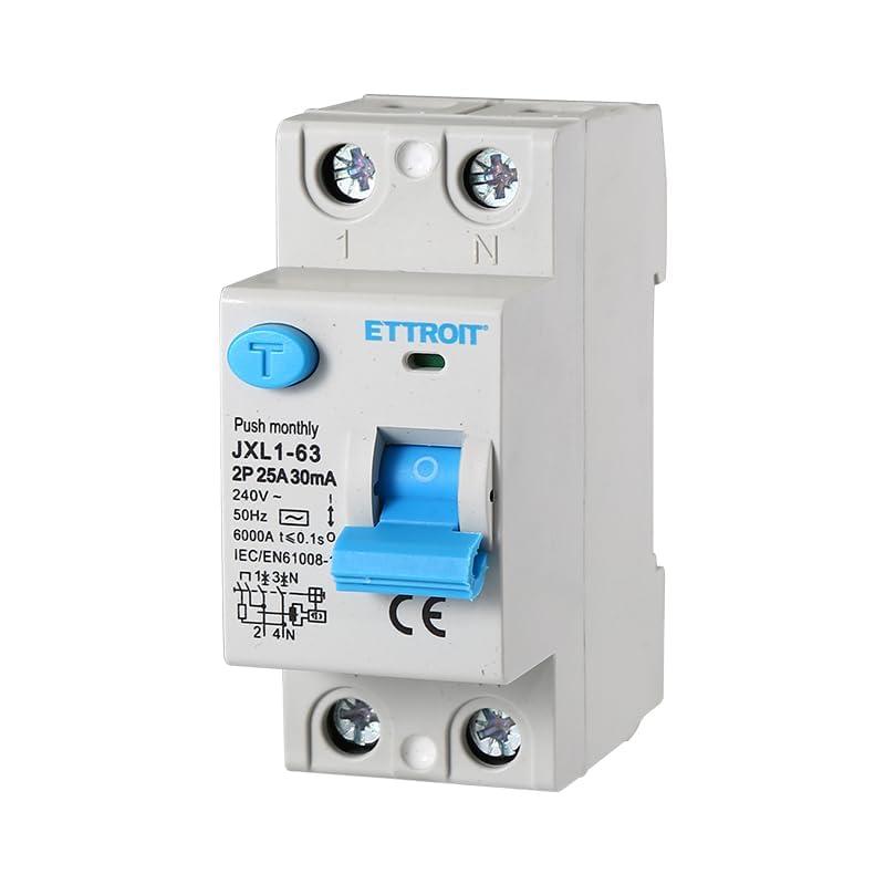 Interruttore Differenziale Puro 25A 2 Poli 30mA - Ixtrima