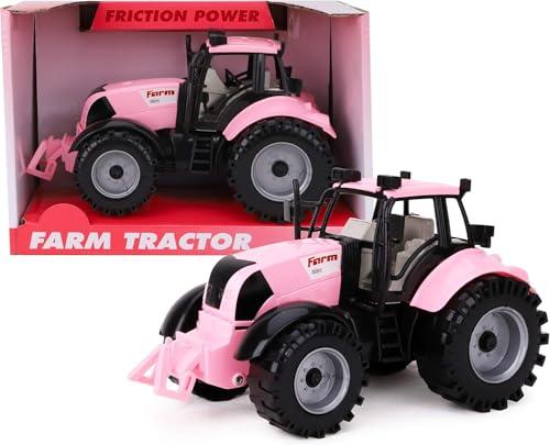 Toyland® Trattore Agricolo Motorizzato Rosa