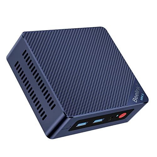 Beelink Mini S13 Mini PC, Intel N150 (4C/4T, fino a 3,6 GHz), 16 GB DDR4, SSD da 500 GB, Mini Computer, Display Doppio 4K, HDMI/WiFi6/BT5.2/RJ45