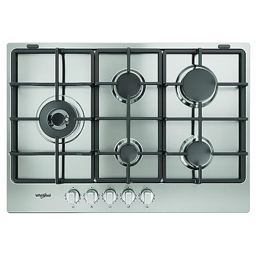 Whirlpool TGML 761 IX R Piano cottura a gas da incasso 5 fuochi 75 cm