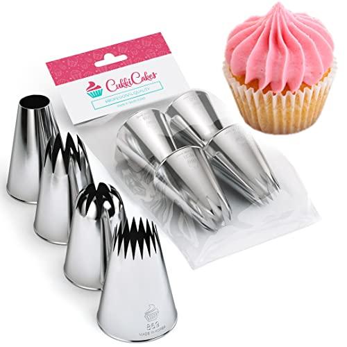 Cukkicakes Set 4 Beccucci Sac a Poche Grandi Professionali per Decorazioni Dolci
