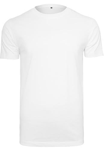 Build Your Brand T-Shirt Girocollo Bianca - Taglia M Uomo