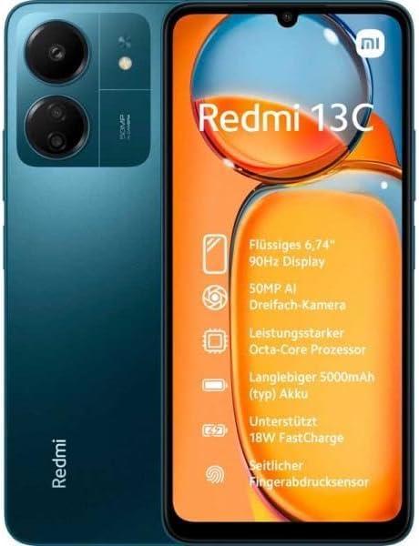 Xiaomi Redmi 13C 256GB (Navy Blue, Android 13, Dual SIM, 8 GB LPDDR4X)