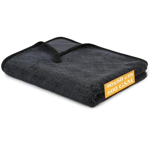 URAQT Panno in Microfibra XXL per Auto 600 GSM, 90x60 cm