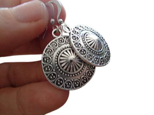 Orecchini Mandala Strutturati e Ornati in Stile Etnico Boho