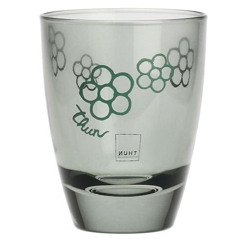 THUN, Set 2 Bicchieri Acqua in Vetro, Linea AbbracciAMI, Set da Collezione per la cucina, Idea Regalo, 10.5 x 8.15 x 8.15 cm