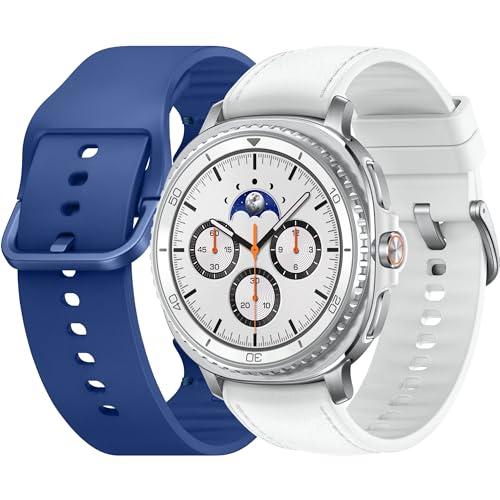 Samsung Galaxy Watch8 Classic (Bianco, BT, 46mm) con Cinturino Sport Band