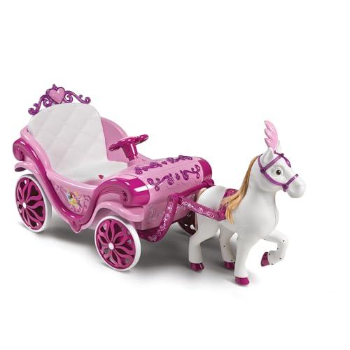 Huffy Cavallo e Carrozza Disney Princess Royal - Auto Elettrica Rosa