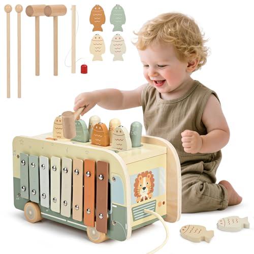 Vanplay Giochi Montessori 7 in 1 per Bambini 1-3 Anni