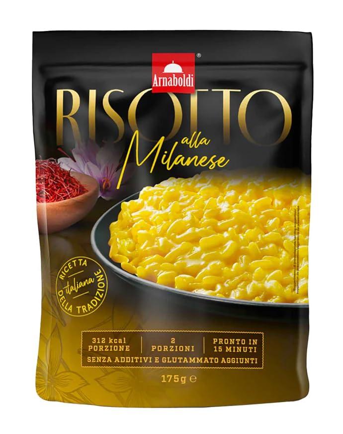 Arnaboldi - Risotto alla Milanese - Piatto Tipico Italiano (2 Porzioni)