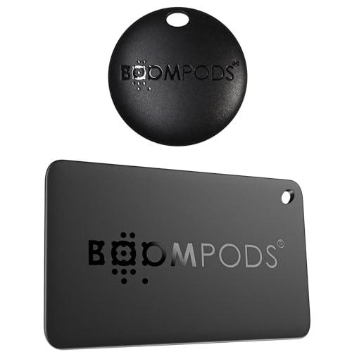 Boompods Boomtag & Card Bundle - Localizzatore Tag Compatibile con Apple Find My