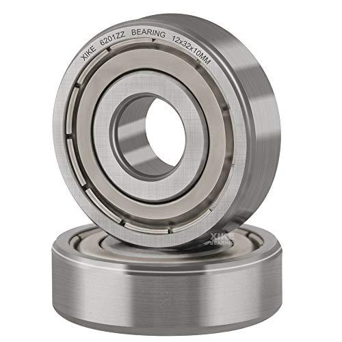 XiKe 2 Pezzi 6201ZZ Cuscinetti a Sfera a Doppia Tenuta