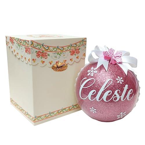 Pallina di Natale Personalizzata 10 cm - Decorazione Unica per il Tuo Albero