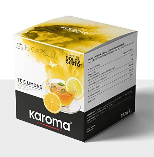 Karoma Tè al Limone - Capsule Compatibili Nescafé Dolce Gusto