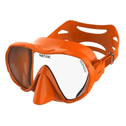 SEAC Rondò, Maschera Frameless Monovetro per Immersione e Snorkeling