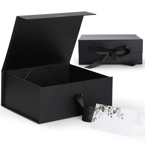 Scatola Regalo Elegante con Chiusura Magnetica, Nastro e Biglietto Auguri - GeeRic