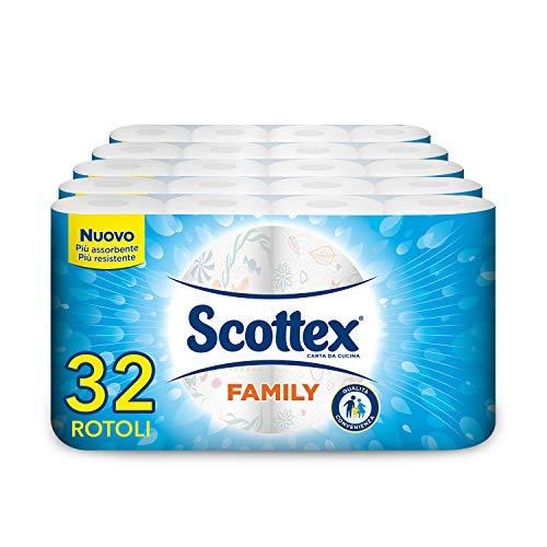 Scottex Casa Family - Carta da Cucina, 32 Rotoli