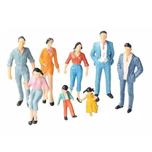 Set di 24 Mini Figure in Miniatura Scala HO 1:87