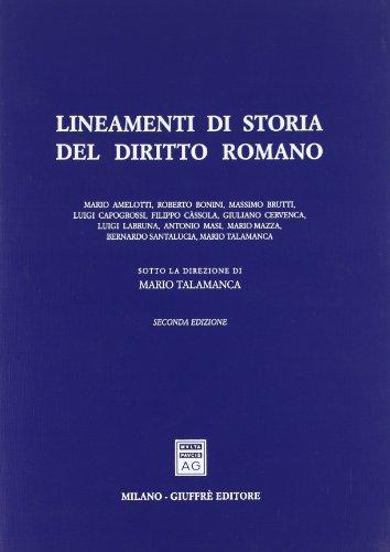 Lineamenti di storia del diritto romano - Mario Talamanca