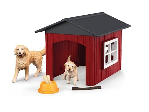 Schleich 42722 - Casetta per Cani con Golden Retriever