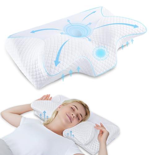 Cuscino Cervicale Ergonomico HOMCA in Memory Foam per un Supporto Ottimale