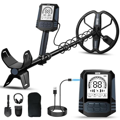 SUNPOW Metal Detector Professionale Ricaricabile per Adulti