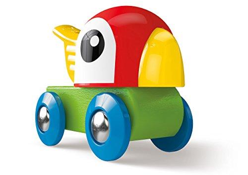Hape E3808 Whistling Parrot Railway Engine - My First Railway - Wooden Train Track Accessories