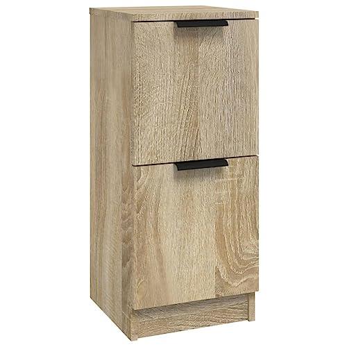 vidaXL Credenza Rovere Sonoma 30x30x70 cm in Legno Multistrato