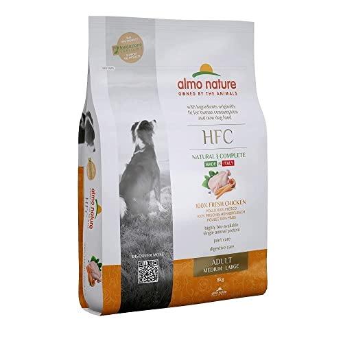 Almo Nature HFC Adult M-L Pollo Fresco 8 kg - Crocchette per Cani di Media e Grande Taglia