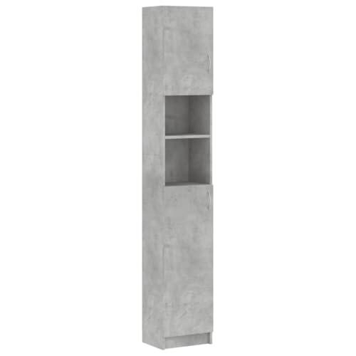vidaXL Armadio da Bagno Grigio Cemento