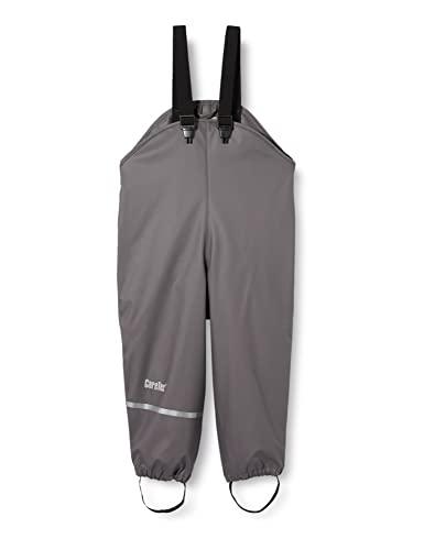 CareTec Rain Overall-PU w/o Fleece Pantaloni Impermeabili, Grey (174), 98 Unisex-Bambini e Ragazzi