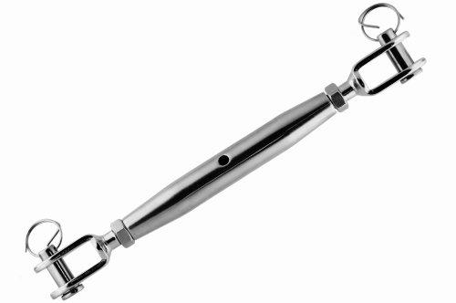 Tenditore a Forcella M12 Lungo in Acciaio Inox AISI 316