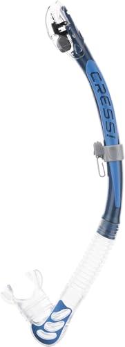 Cressi Alpha Ultra Dry Snorkel - Azzurro