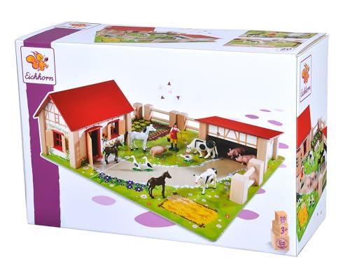 Eichhorn Fattoria in Legno 21 pezzi