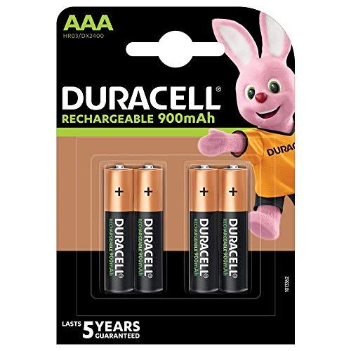 Duracell Staycharged AAA Rechargeable Batteries (4 Pack)