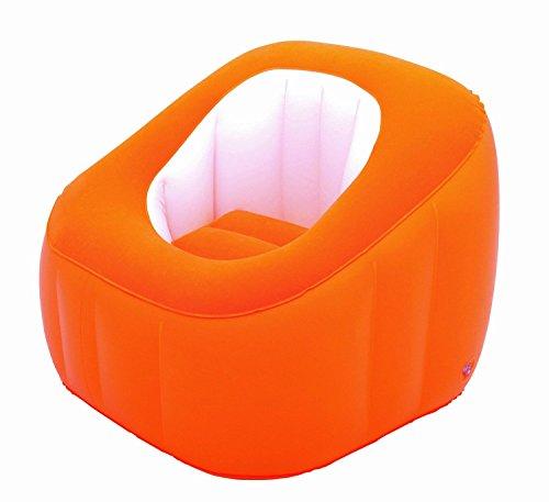 Poltrona Comfi Cube Cm. 74X74X64, 3 Colori Assortiti, Cuscino Removibile Poggiapiedi