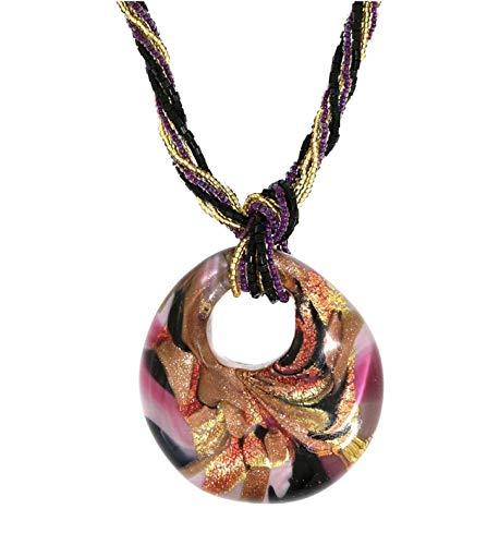 Bracciale in Vetro di Murano Verde e avventurina – Linea Italia gioielli