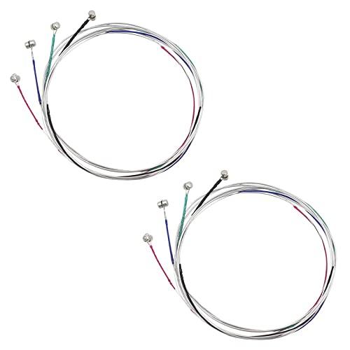 Set di Corde per Violino 4/4 in Acciaio, 2 Set Completi