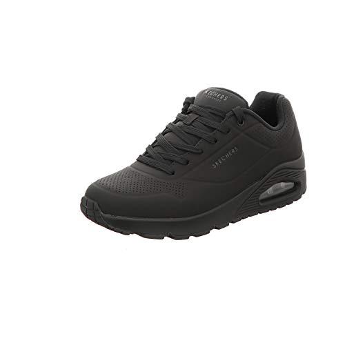 Skechers Uno Stand On Air, Sneaker Uomo, Black Durabuck Trim