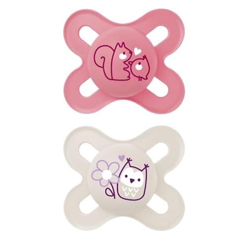 MAM Original Start Ciuccio per Neonato - Set da 2 (0-2 mesi) - Rosa