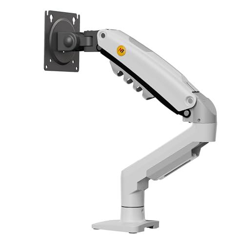 Supporto da scrivania con molla a gas per monitor 17-32 pollici, bianco