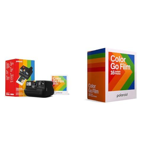 Polaroid Go Generation 2 Everything Box - Fotocamera Istantanea Nera + Doppia Pellicola a Colori