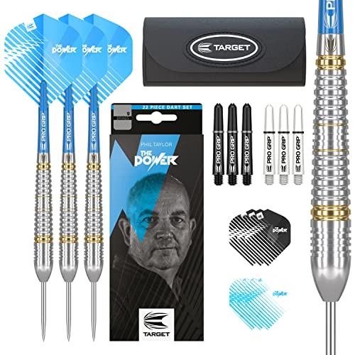 Target Darts Phil Taylor - Set di Freccette con Punta in Acciaio 22g