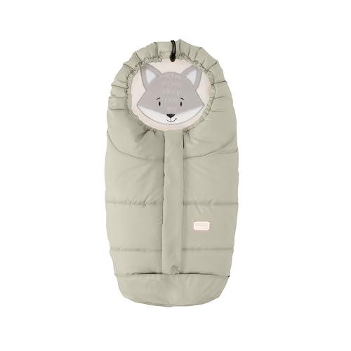 Nuvita Moovo by 9205 Ovetto Cuccioli - Sacco Universale Invernale per Seggiolino Auto Pistacchio