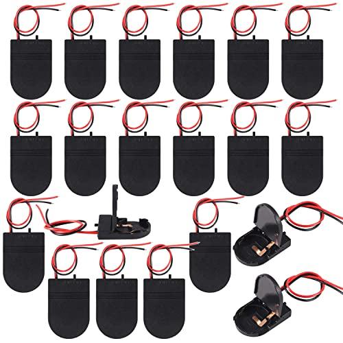 GTIWUNG 20 Pezzi Portabatterie CR2032 con Interruttore ON/OFF