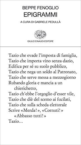 Epigrammi (Collezione di poesia Vol. 339)