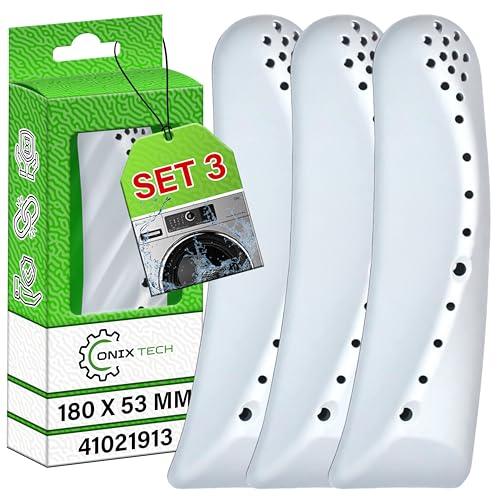 3 Pezzi Trascinatore per Tamburo Lavatrice 180x53 mm con Codice Originale 41021913 per Candy per Hoover - Garanzia di 5 Anni - ONIX TECH