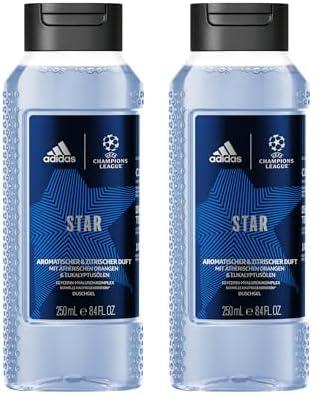 Adidas UEFA Star Edition Gel Doccia Uomo - Confezione Doppia