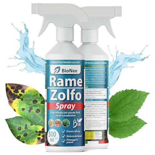 Rame Zolfo Spray pronto all'uso per la protezione di piante e giardini